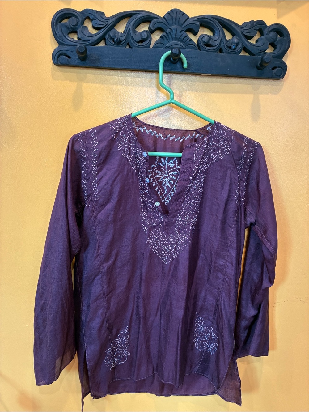 Embroidered Tunic Top